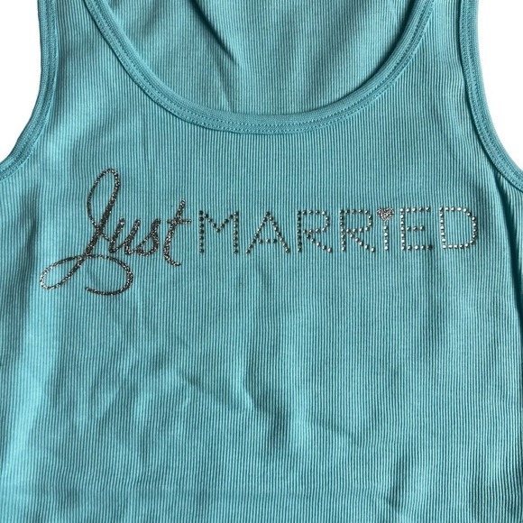 Victoria’s Secret Bridal Rhinestone Tank Top - Picture 2 of 6